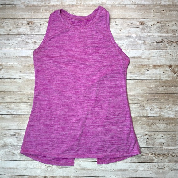 Lululemon Sculpt Tank Heathered Pink Racerback Top - Picture 3 of 7